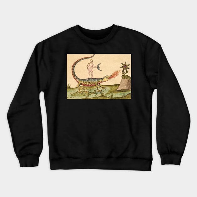 Ancient Monster Crewneck Sweatshirt by Water Boy